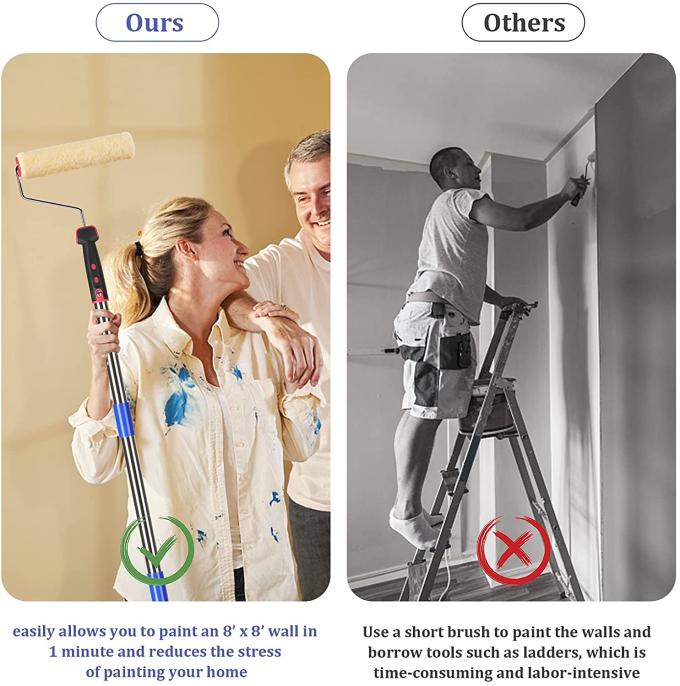 6FT House Multi Function Paint Roller Kit 3.14 Pounds OEM Acceptable 2