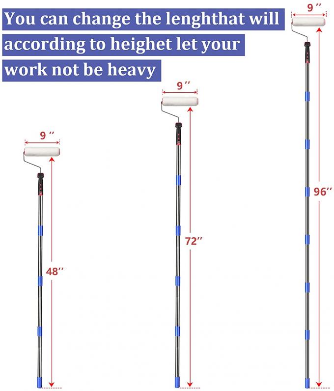 6FT House Multi Function Paint Roller Kit 3.14 Pounds OEM Acceptable 3