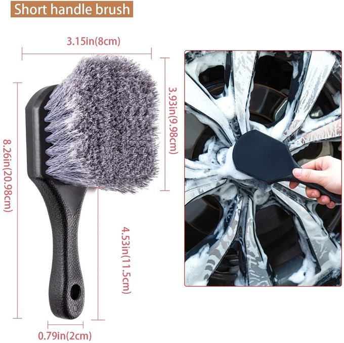 14in Car Wheel And Tire Brush Kit 12Pcs Cleaning Interior and Exterior Car 1
