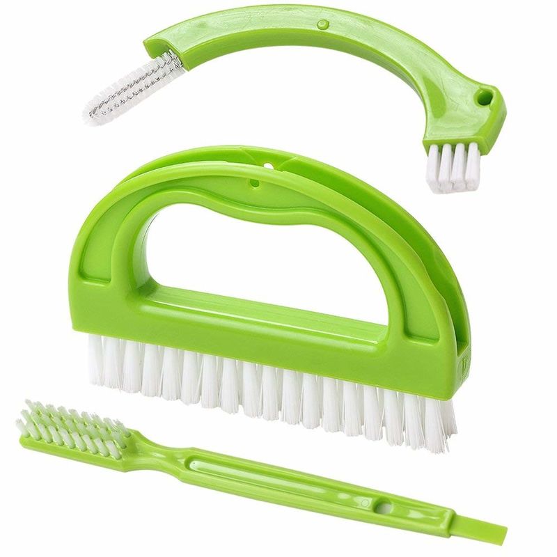Good price OEM Tile Cleaning Grout Scrubber Brush Set 5.5in 3 In 1 With Handle online