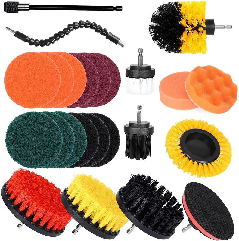 Good price Durable 10cm Drill Cleaning Brush Kit 24pcs Multifunctional online