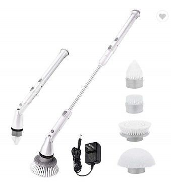 Good price ABS Cordless Electric Spin Scrubber Brush 10cm Rechargeable online
