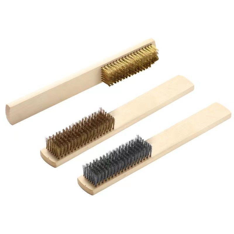 Good price 6x16 Copper Brass Wire Brush Set 12pcs For Polishing Grinding Cleaning online