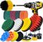 30 Piece Drill Brush Scrub Pads and Sponge with Extend Long Attachment