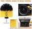 Power Drill Brush Attachment Set Power Cleaning Scrub Brush All Purpose with Extend Long Attachment for Bathroom