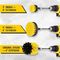 All Purpose Drill Brush With Extend Long Attachment For Grout，Bathroom Surfaces Tub