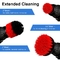 PP Base 6 Pieces Drill Cleaning Brush Set For Bathroom Floor Car Sink Tiles